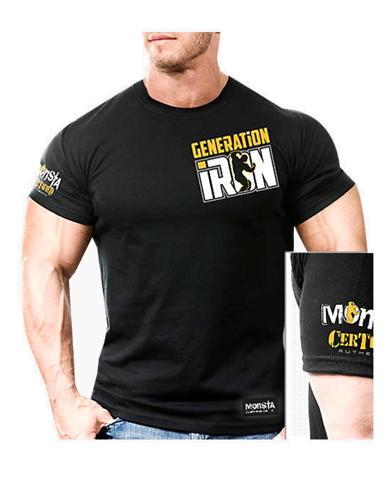 Generation Iron (OFFICIAL LICENSED) Monsta clothing Couleur: Noir iafstore.com