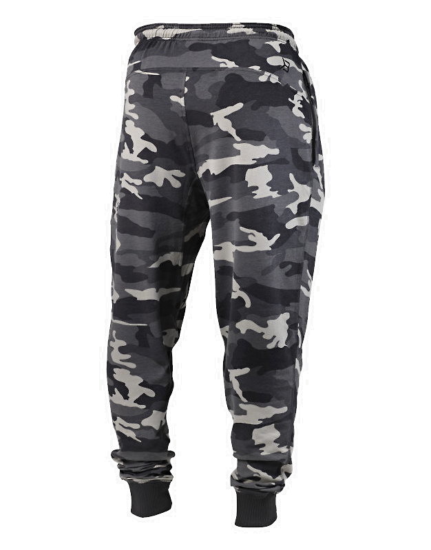 Tapered Camo Pants by BETTER BODIES (colour: grey camoprint)