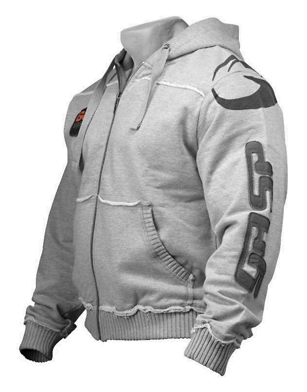 Gym Hood Jacket by GASP WEAR (colour: grey melange)