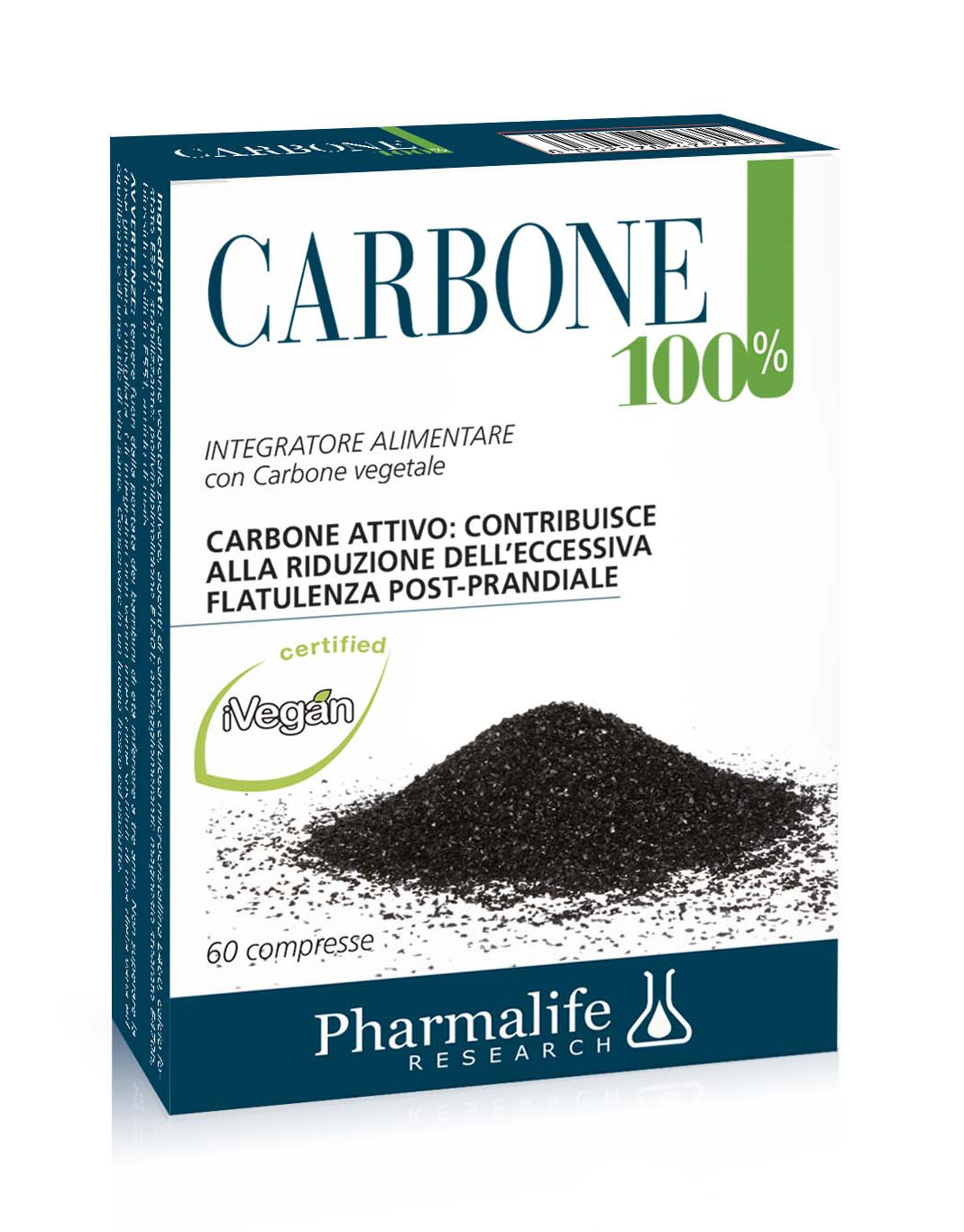 Carbone 100% compresse - Pharmalife Research