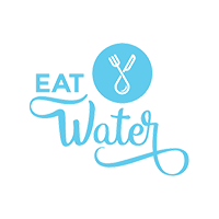 EAT WATER logo