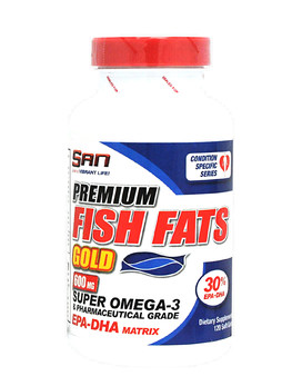 Premium Fish Fats Gold 120 perle - SAN NUTRITION
