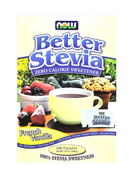 Better Stevia 100 bustine da 1 grammo - NOW FOODS