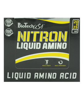 Nitron Liquid Amino 20 ampoules de 25ml - BIOTECH USA