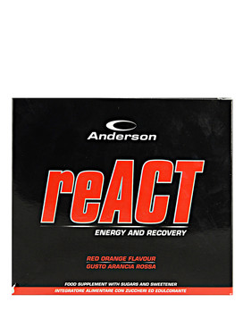 reACT Energy and Recovery 20 buste da 25 grammi - ANDERSON RESEARCH