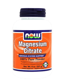 Magnesium Citrate 227 grammi - NOW FOODS