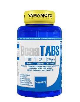 Bcaa TABS 190 tablets - YAMAMOTO NUTRITION