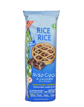 Rice & Rice - Riso Ciok al cioccolato senza glutine 6 crostatine da 33,5 grammi - PROBIOS