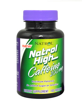 Natrol High Caffeine 200mg 100 tavolette - NATROL