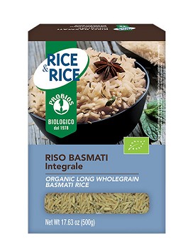 Rice & Rice - Riso Basmati Integrale 500 grammi - PROBIOS