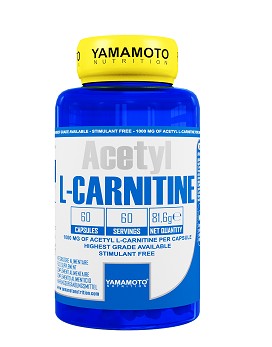 Acetyl L-CARNITINE 1000mg 60 capsules - YAMAMOTO NUTRITION