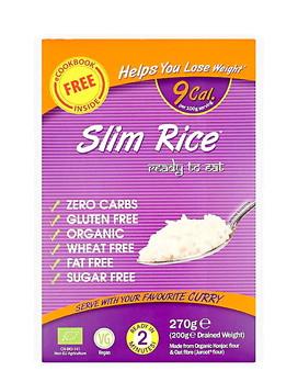 Eat Water Slim Pasta Rice 270 grammi (sgocciolato 200g) - EAT WATER