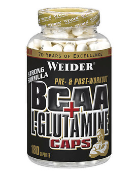 BCAA + L-Glutamine Caps 180 capsule - WEIDER