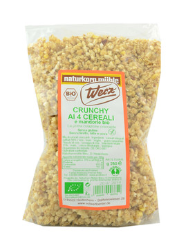 Werz - Crunchy Muesli 4 Cereals and Almonds Bio 250 grams - PROBIOS