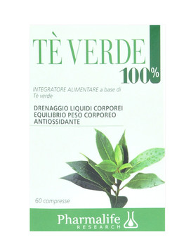 Tè Verde 100% 60 compresse - PHARMALIFE