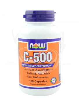 C-500 Calcium Ascorbate-C 100 capsules - NOW FOODS