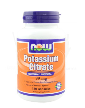Potassium Citrate 180 capsules - NOW FOODS