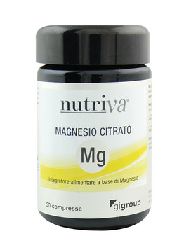 Nutriva - Magnesium Citrate Tablets 50 tablets - CABASSI & GIURIATI