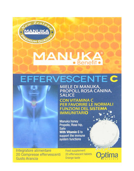Manuka Benefit - Effervescente C 20 compresse - OPTIMA