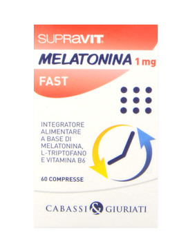 Supravit - Mélatonine 1mg Fast 60 comprimés - CABASSI & GIURIATI