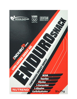 EnduroSnack 10 tubos de 75 gramos - NUTREND
