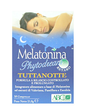 Melatonin Phytodream - All Night Retard 30 tablets - ABC TRADING