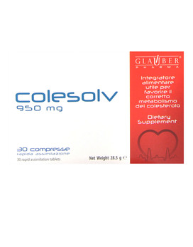 Colesolv 30 compresse - GLAUBER PHARMA