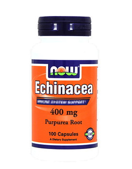 Echinacea 400mg 100 capsules - NOW FOODS