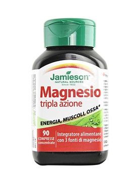 Magnesio Triple Acción 90 tabletas - JAMIESON