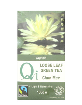 Qi - Organic Loose Leaf Green Tea Chun Mee 100 grammi - KI