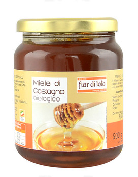 Biological Chestnut Honey 500 grams - FIOR DI LOTO