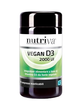 Nutriva - Vegan D3 60 chewable tablets - CABASSI & GIURIATI