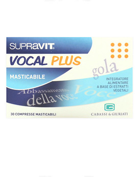 Supravit - Vocal Plus 30 chewable tablets - CABASSI & GIURIATI