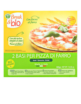 Break & Bio - 2 Basi per Pizza di Farro 300 grammi - PROBIOS