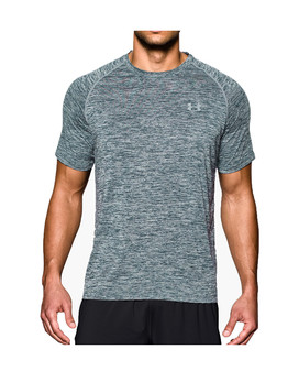 Men's UA Tech Short Sleeve T-Shirt Colour: Academy Twist - UNDER ARMOUR