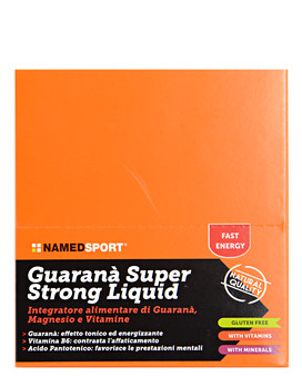 Guaranà Super Strong Liquid 20 fiale da 25ml - NAMED SPORT