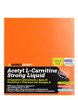 Acetyl L-Carnitine Strong Liquid 20 fiale da 25ml - NAMED SPORT
