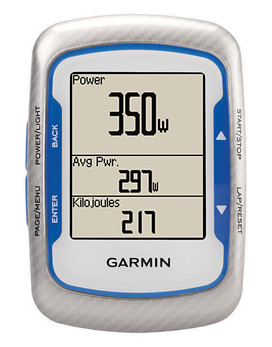 Edge 500 + Ceinture cardio-frequencemetre + Capteur de vitesse / cadence  Garmin, Couleur: Blanc / Bleu 