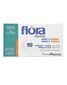 Flora 10 Liquid Adults and Children 10 vials of 10ml - PROMOPHARMA