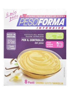 Intensive - Vanilla Flavor Cream 8 sachets of 55 grams - PESOFORMA
