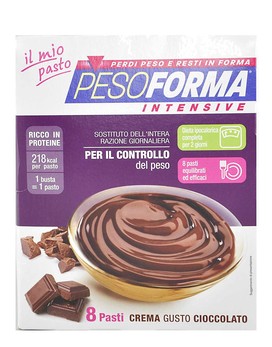 Intensive - Chocolate Flavor Cream 8 sachets of 55 grams - PESOFORMA