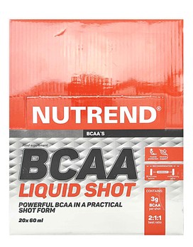 BCAA Liquid Shot 20 shot da 60ml - NUTREND