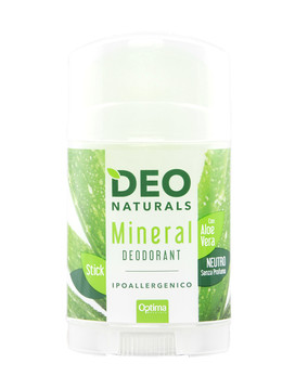 Deo Naturals - Mineral Deodorant Stick Neutro con Aloe Vera 100 grammi - OPTIMA