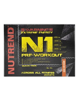 N1 Pre-Workout 10 buste da 17 grammi - NUTREND