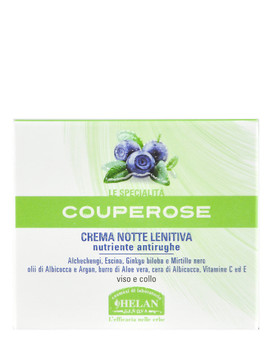 Couperose - Crema Notte Lenitiva Nutriente Antirughe 50ml - HELAN