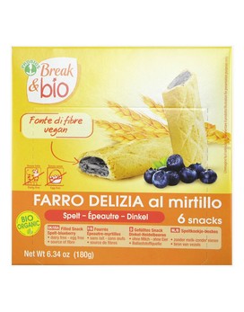 Break & Bio - Farro Delizia al Mirtillo 6 snack da 30 grammi - PROBIOS