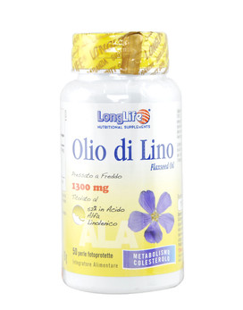 Olio di Lino 1300mg 50 perle - LONG LIFE