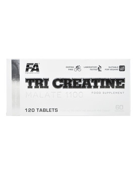 Tri Creatine Malate 1100 120 tablets - FITNESS AUTHORITY