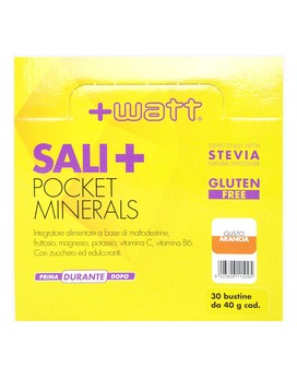 Sali+ Pocket Minerals 30 bustine da 40 grammi - +WATT