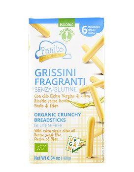 Panito - Grissini Fragranti Senza Glutine 6 pacchetti da 30 grammi - PROBIOS